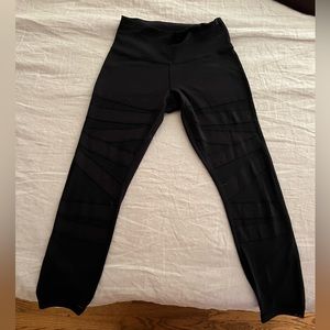 Lulu lemon mesh zig zag stripped legging